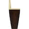 Ekena Millwork 2-Sided (L-beam) Pecky Cypress Endurathane Faux Wood Ceiling Beam, Premium Mahogany, 4"Wx8"H x20'L BMPC2C0040X080X240ZM - alternate 3